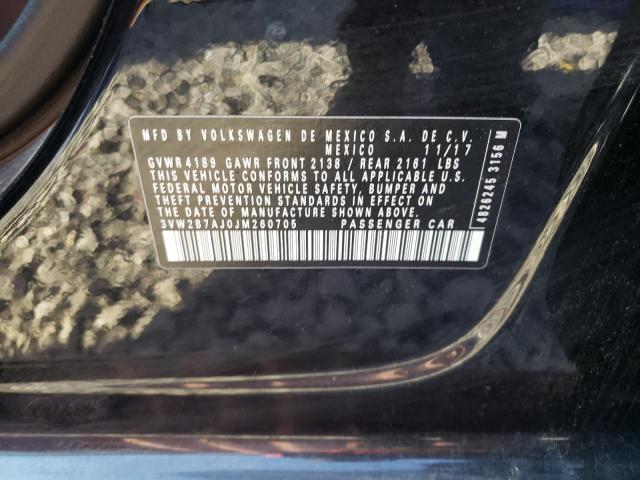 Photo 10 from auction – 2018 VOLKSWAGEN JETTA S with VIN 3VW2B7AJ0JM260705