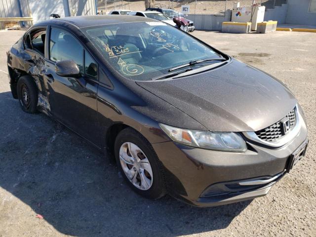 HONDA CIVIC LX 2013 with VIN 19XFB2F53DE002616 - Photo from auction