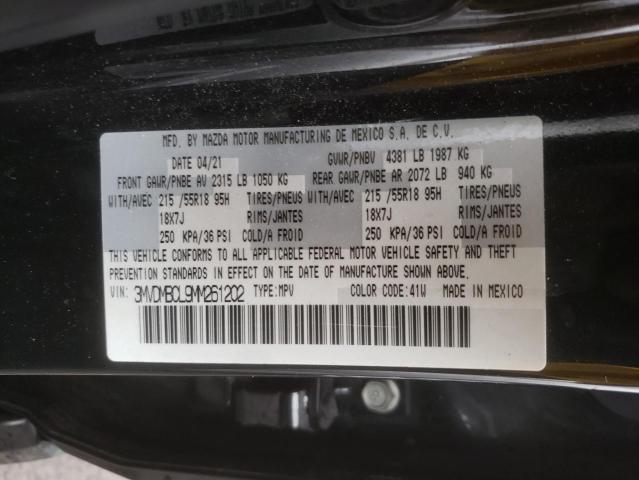 Photo 10 from auction – 2021 MAZDA CX-30 PREF with VIN 3MVDMBCL9MM261202