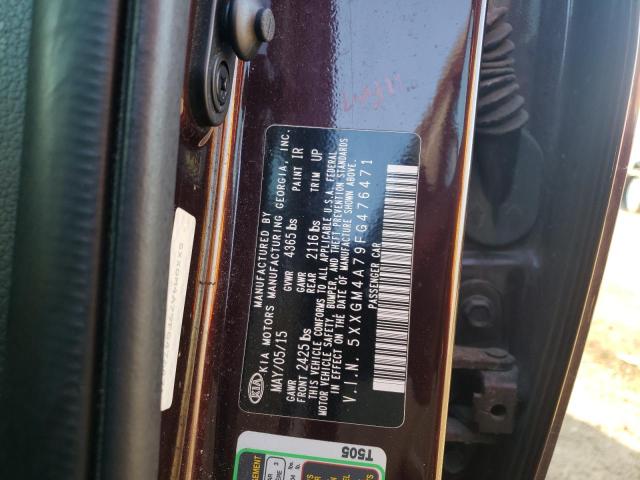 Photo 10 from auction – 2015 KIA OPTIMA LX with VIN 5XXGM4A79FG476471