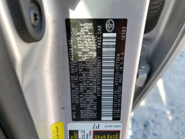 Photo 10 from auction – 2014 TOYOTA CAMRY L with VIN 4T1BF1FK2EU325671