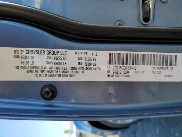 Photo 10 from auction – 2011 CHRYSLER 300 LIMITE with VIN 2C3CA5CG3BH547413