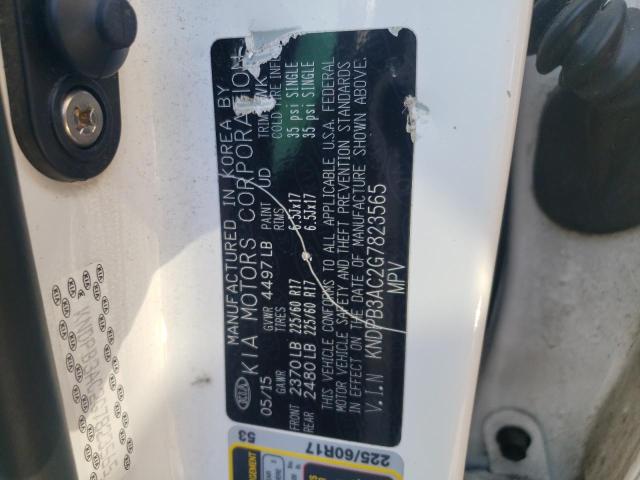 Photo 10 from auction – 2016 KIA SPORTAGE L with VIN KNDPB3AC2G7823565