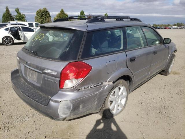 Photo 4 from auction – 2008 SUBARU OUTBACK 2. with VIN 4S4BP61C987349401