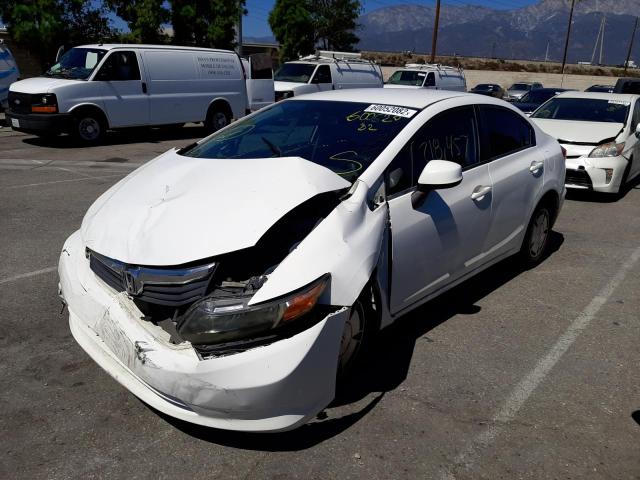 Photo 2 from auction – 2012 HONDA CIVIC HF with VIN 2HGFB2F62CH518088