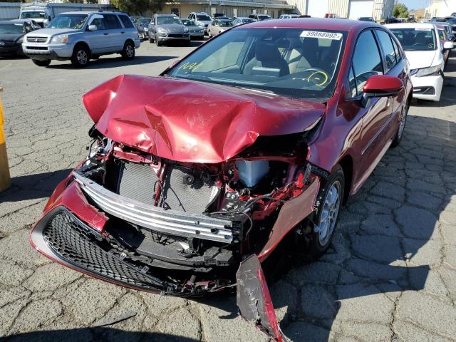 Photo 2 from auction – 2022 TOYOTA COROLLA LE with VIN JTDEAMDE0NJ050320