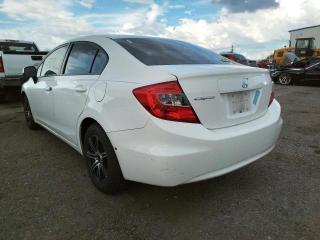 Photo 3 from auction – 2012 HONDA CIVIC LX with VIN 2HGFB2F50CH563375