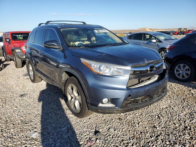 TOYOTA HIGHLANDER 2015 with VIN 5TDDKRFH3FS097035 - Photo from auction