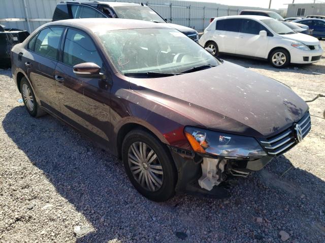 VOLKSWAGEN PASSAT S 2014 with VIN 1VWAP7A3XEC024374 - Photo from auction