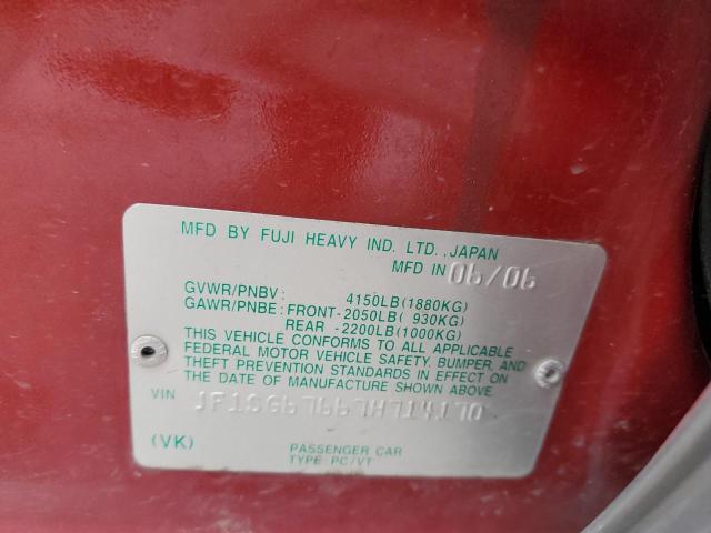 Photo 10 from auction – 2007 SUBARU FORESTER 2 with VIN JF1SG67667H714170