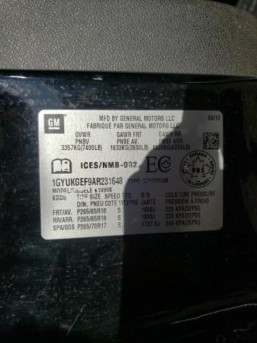 Photo 10 from auction – 2010 CADILLAC ESCALADE E with VIN 1GYUKGEF9AR231648