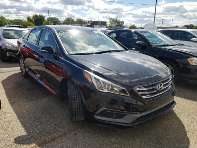 HYUNDAI SONATA SPO 2017 with VIN 5NPE34AF6HH545917 - Photo from auction