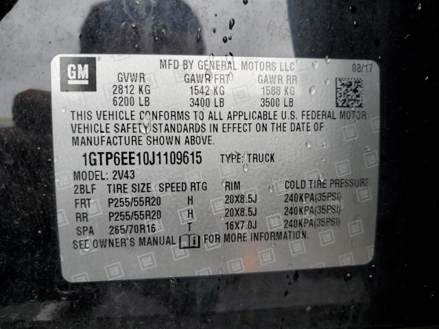 Photo 10 from auction – 2018 GMC CANYON DEN with VIN 1GTP6EE10J1109615