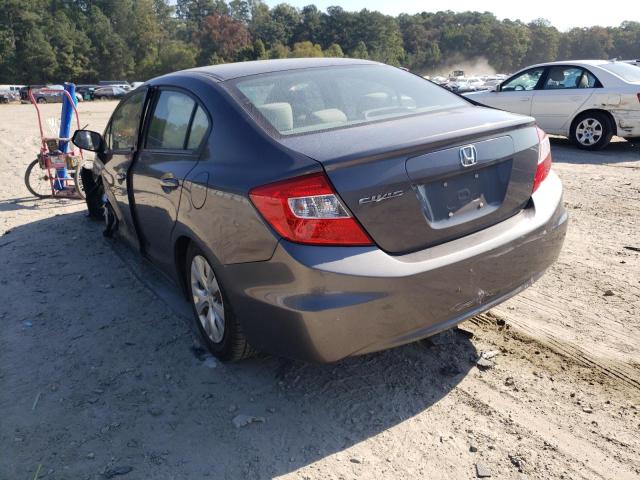 Photo 3 from auction – 2012 HONDA CIVIC LX with VIN 2HGFB2F54CH330115