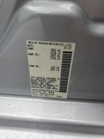 Photo 10 from auction – 2022 NISSAN ALTIMA SV with VIN 1N4BL4DV8NN404256
