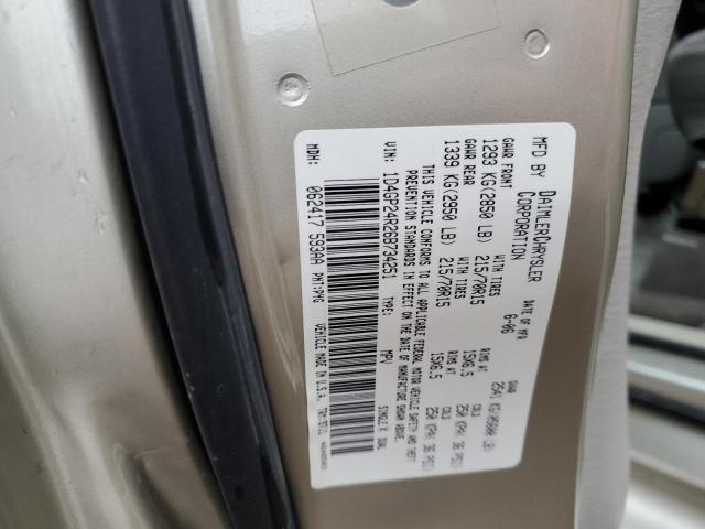 Photo 10 from auction – 2006 DODGE GRAND CARA with VIN 1D4GP24R26B734251