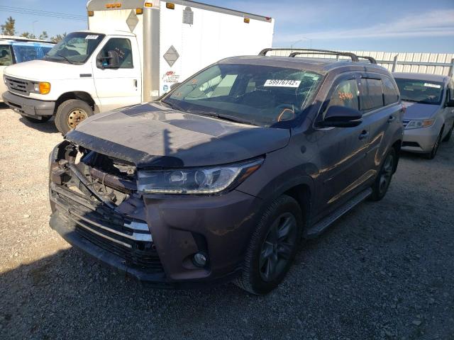 Photo 2 from auction – 2017 TOYOTA HIGHLANDER with VIN 5TDDZRFH7HS452576