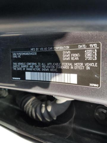 Photo 10 from auction – 2011 VOLVO S40 T5 with VIN YV1672MSXB2540230