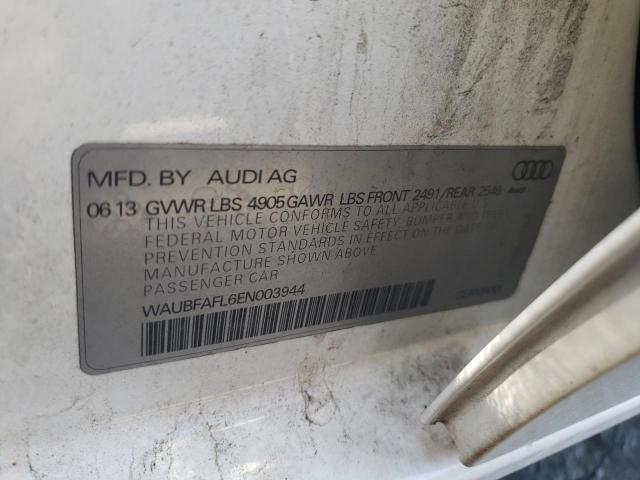 Foto 10 de la subasta – 2014 AUDI A4 PREMIUM con VIN WAUBFAFL6EN003944