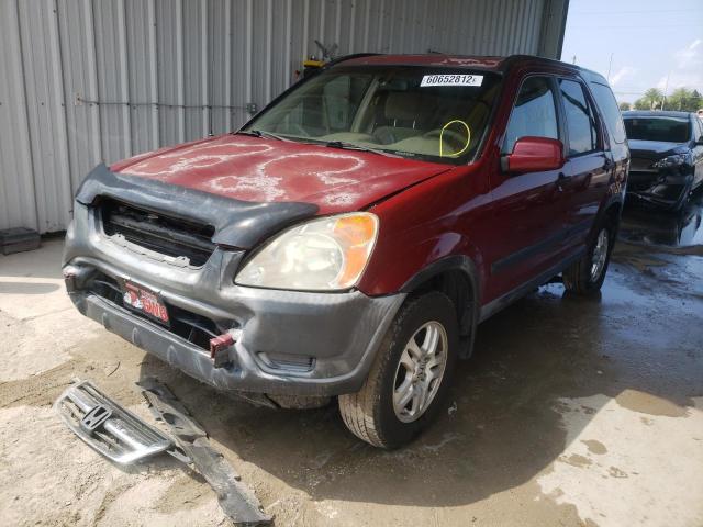 Photo 2 from auction – 2002 HONDA CR-V EX with VIN JHLRD788X2C069099