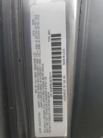 Photo 10 from auction – 2009 SUBARU OUTBACK 2. with VIN 4S4BP66C297331171