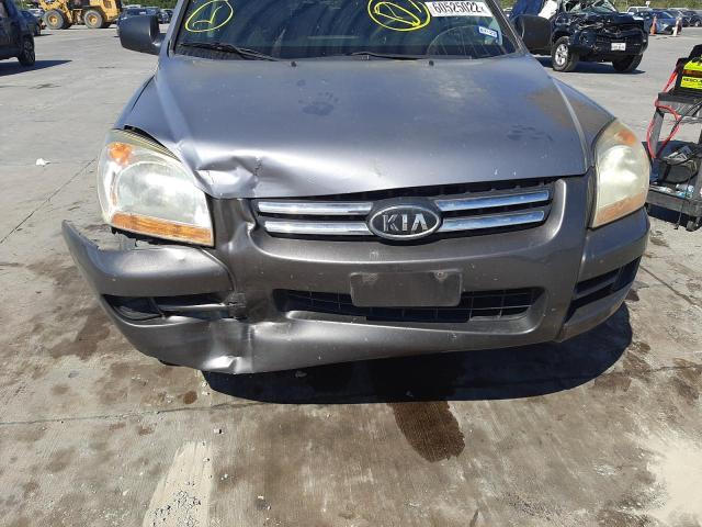 Photo 9 from auction – 2007 KIA SPORTAGE E with VIN KNDJF723877312006