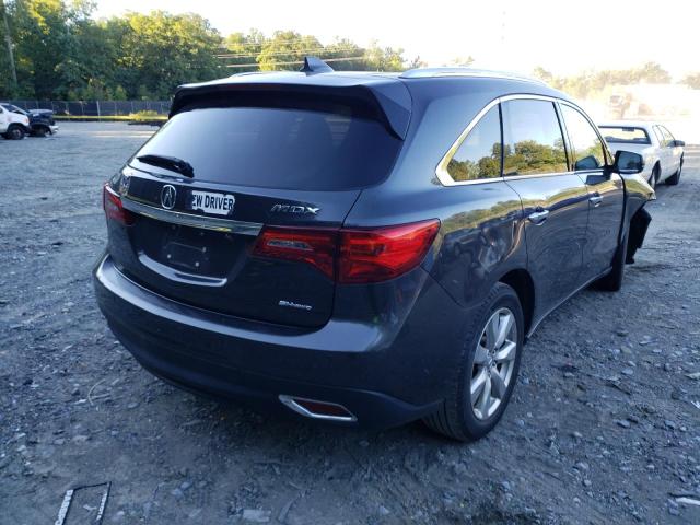 Photo 4 from auction – 2016 ACURA MDX ADVANC with VIN 5FRYD4H95GB052901