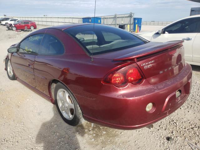 Photo 3 from auction – 2004 DODGE STRATUS SX with VIN 4B3AG42G84E144938