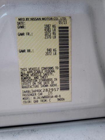 Photo 10 from auction – 2013 NISSAN ALTIMA 3.5 with VIN 1N4BL3AP4DC282957