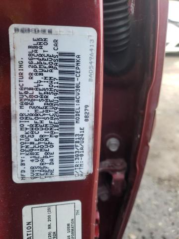 Photo 10 from auction – 2003 TOYOTA CAMRY LE with VIN 4T1BE32K93U192117
