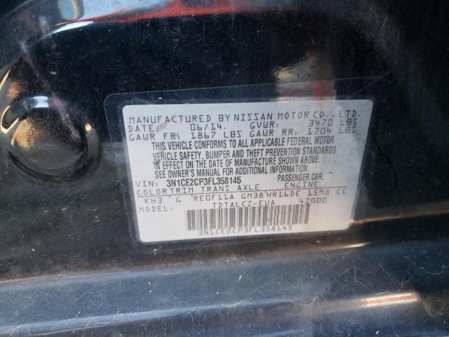 Photo 10 from auction – 2015 NISSAN VERSA NOTE with VIN 3N1CE2CP3FL358145