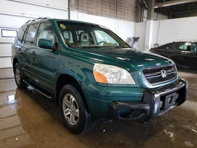 HONDA PILOT EXL 2003 with VIN 2HKYF18693H564091 - Photo from auction