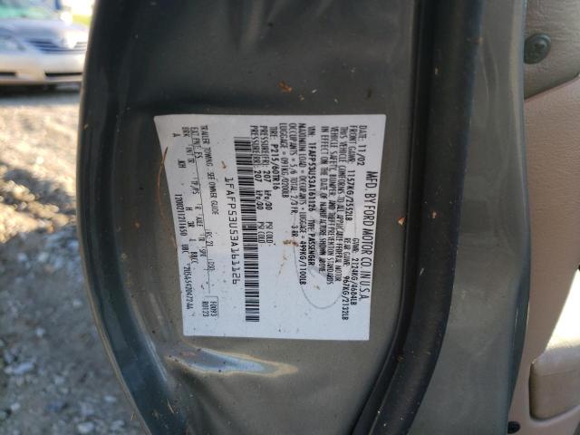 Photo 10 from auction – 2003 FORD TAURUS with VIN 1FAFP53U53A161126