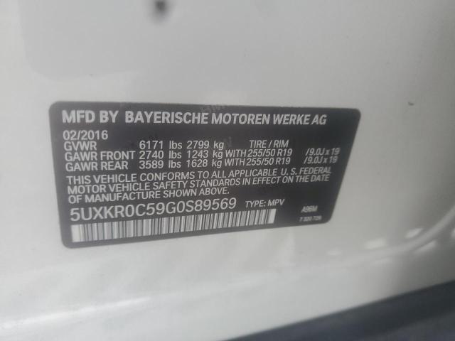 Photo 10 from auction – 2016 BMW X5 XDRIVE3 with VIN 5UXKR0C59G0S89569