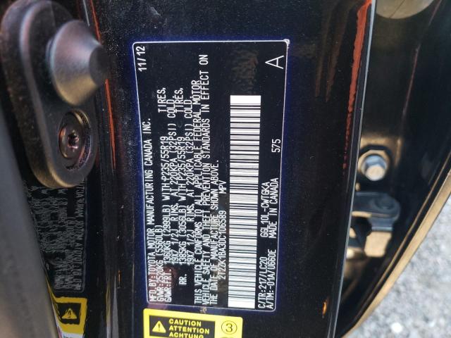 Photo 10 from auction – 2013 LEXUS RX 350 with VIN 2T2ZK1BA3DC106589