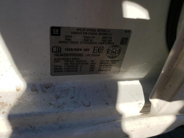 Photo 10 from auction – 2015 CHEVROLET SILVERADO with VIN 1GC4KZEG7FF630366