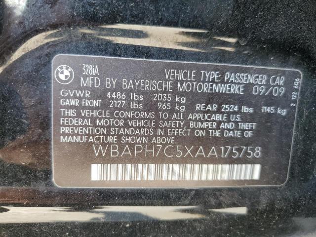 Photo 10 from auction – 2010 BMW 328 I with VIN WBAPH7C5XAA175758