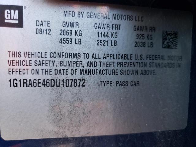 Photo 10 from auction – 2013 CHEVROLET VOLT with VIN 1G1RA6E46DU107872