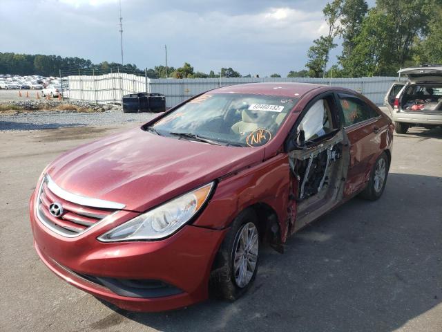 Photo 2 from auction – 2014 HYUNDAI SONATA GLS with VIN 5NPEB4AC2EH824463
