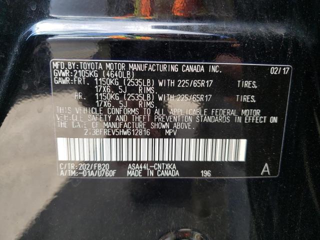 Photo 10 from auction – 2017 TOYOTA RAV4 LE with VIN 2T3BFREV5HW612816