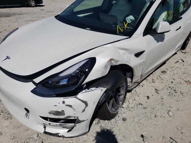 Photo 9 from auction – 2022 TESLA MODEL 3 with VIN 5YJ3E1EB1NF270801