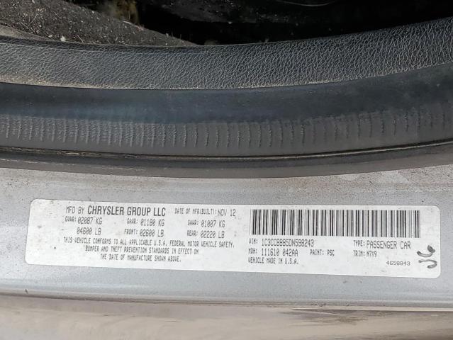 Photo 10 from auction – 2013 CHRYSLER 200 TOURIN with VIN 1C3CCBBB5DN598243