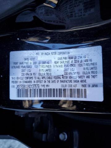 Photo 10 from auction – 2008 MAZDA CX-9 with VIN JM3TB38V280137579