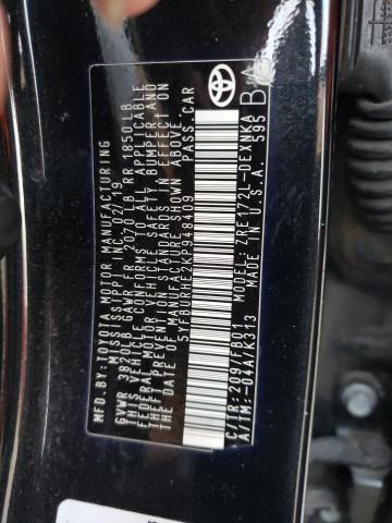 Photo 10 from auction – 2019 TOYOTA COROLLA L with VIN 5YFBURHE2KP948409