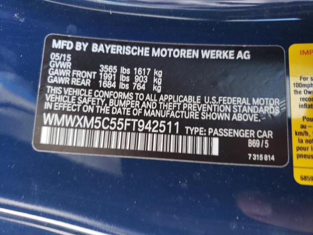 Photo 10 from auction – 2015 MINI COOPER with VIN WMWXM5C55FT942511