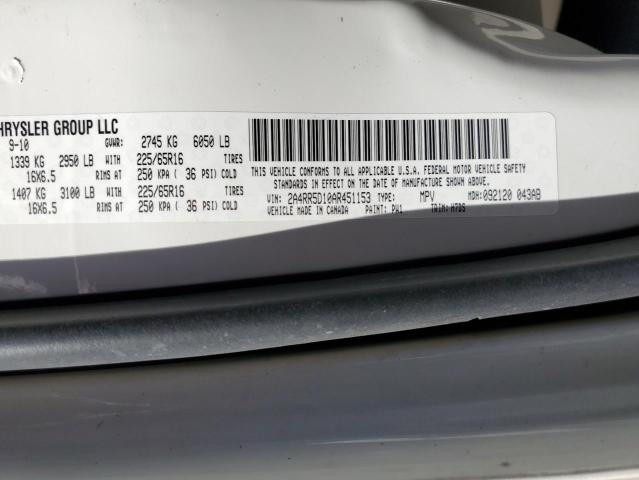 Photo 10 from auction – 2010 CHRYSLER TOWN & COU with VIN 2A4RR5D10AR451153