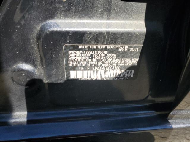 Photo 10 from auction – 2014 SUBARU IMPREZA PR with VIN JF1GJAC64EH004360