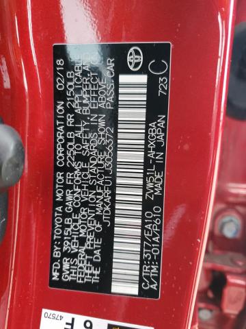 Photo 10 from auction – 2018 TOYOTA PRIUS with VIN JTDKARFU1J3056372