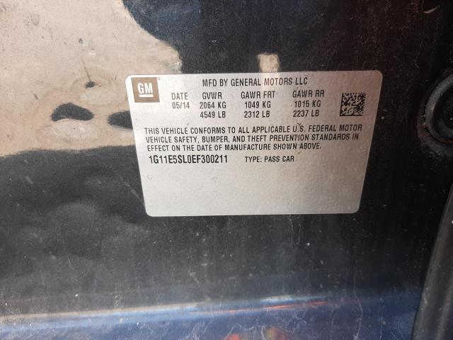 Photo 10 from auction – 2014 CHEVROLET MALIBU 2LT with VIN 1G11E5SL0EF300211