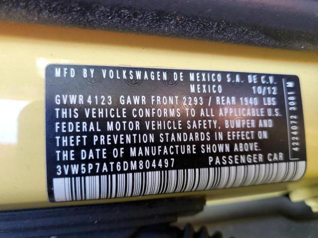 Photo 10 from auction – 2013 VOLKSWAGEN BEETLE with VIN 3VW5P7AT6DM804497